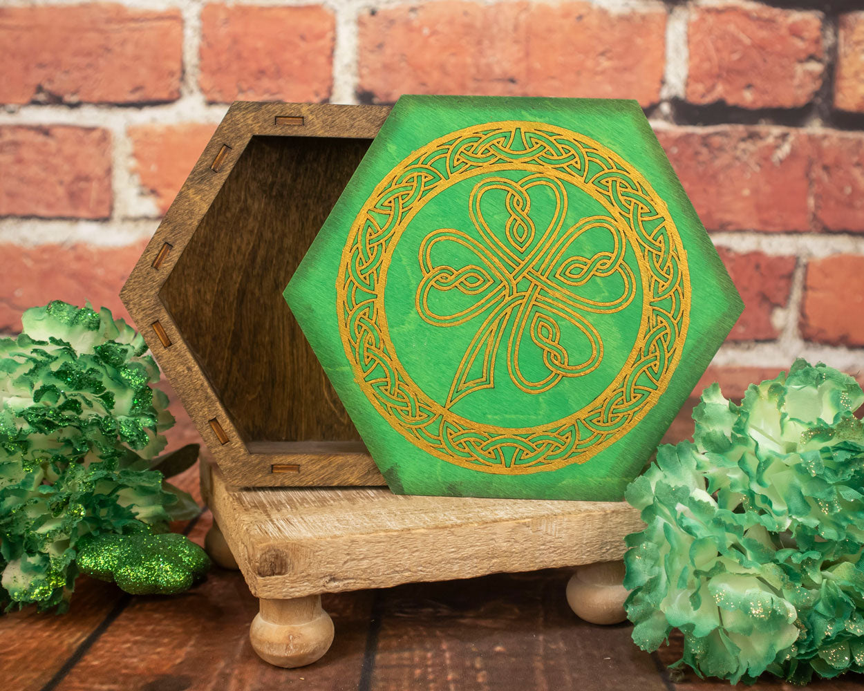 St. Patricks Day Wooden Box