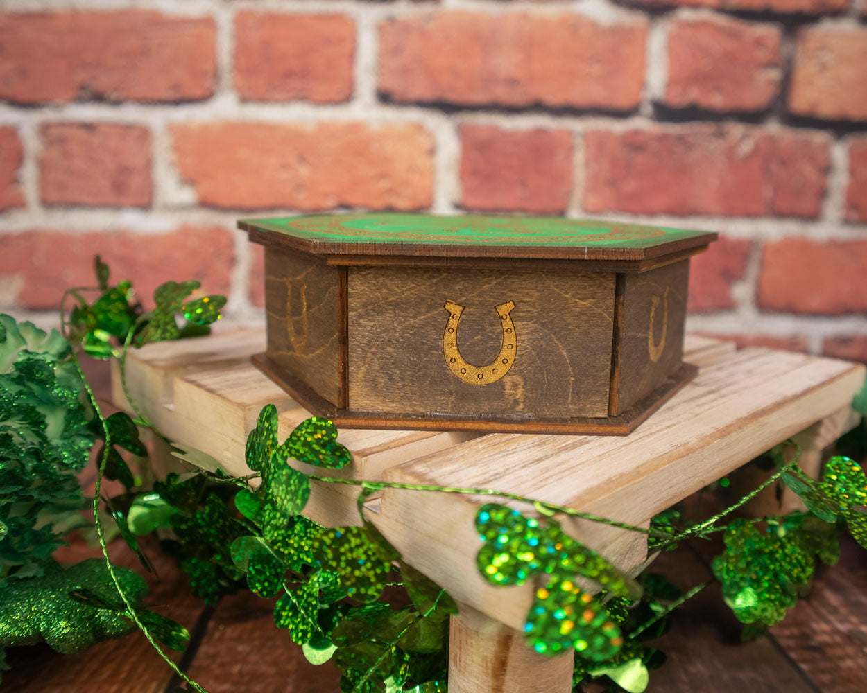 St. Patricks Day Wooden Box