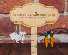  Easter Bunny and Carrot Ear Rings
