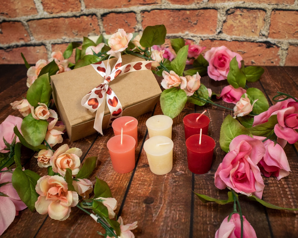 Beeswax Valentine Votives