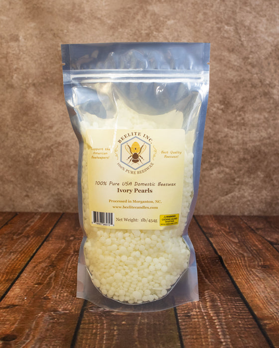 Natural Organic BEESWAX Pellets Pure White Pearls NO Additives Bulk Sizes  Wholesale Pricing Candle Making, Crafts, Salves & More 