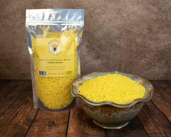 1lb bag of 100% Beeswax Pearls